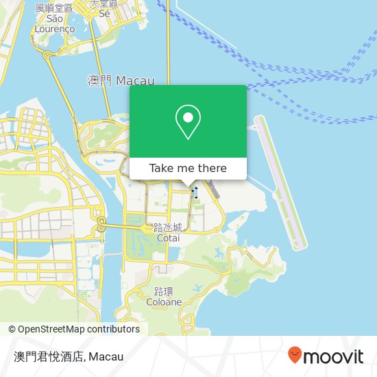 澳門君悅酒店 map