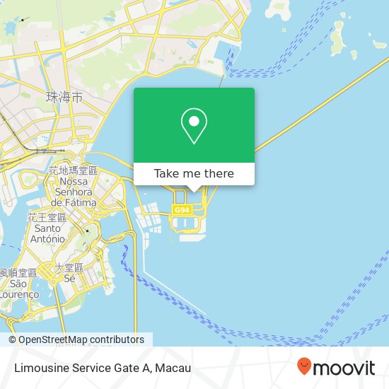 Limousine Service Gate A map