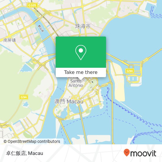 卓仁飯店 map