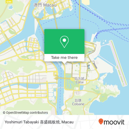 Yoshimuri Tabayaki 喜盛鐵板燒 map