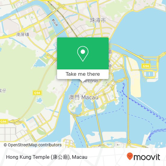 Hong Kung Temple (康公廟) map
