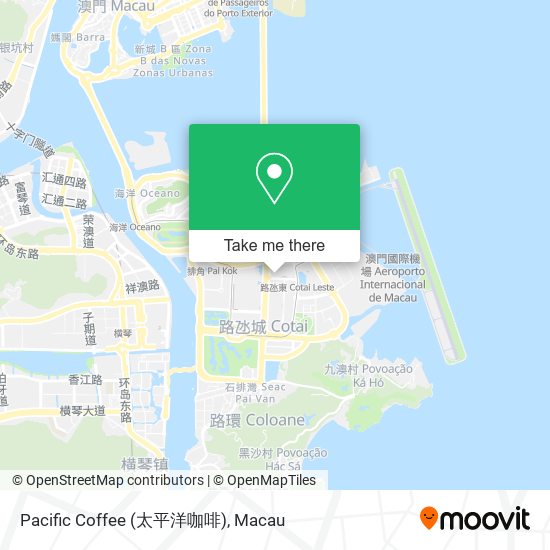 Pacific Coffee (太平洋咖啡) map