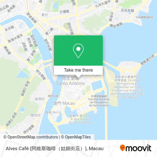 Alves Café (阿維斯咖啡（姑娘街店）)地圖