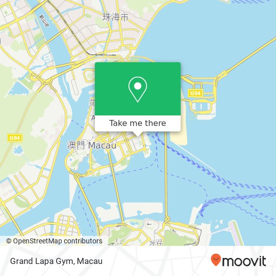 Grand Lapa Gym map