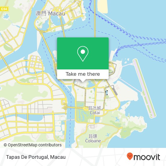 Tapas De Portugal map