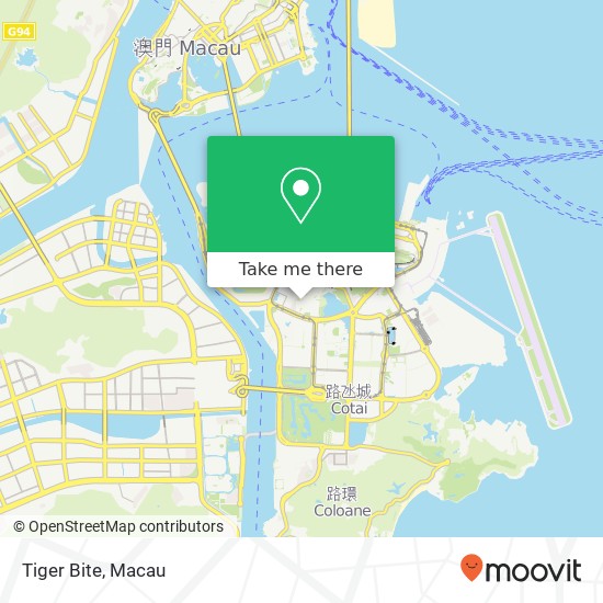 Tiger Bite map