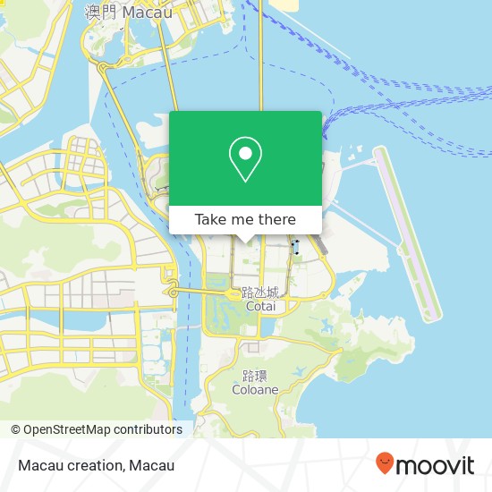 Macau creation map