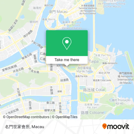 名門世家會所 map