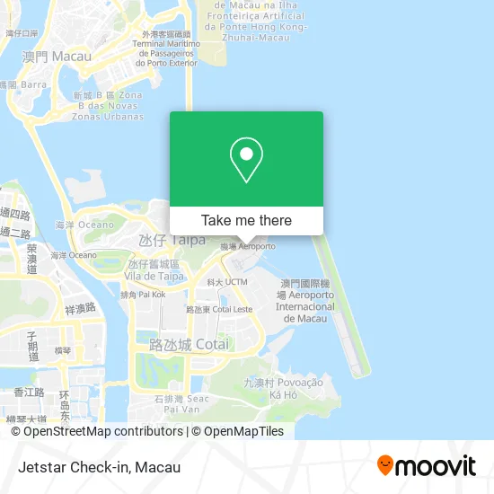 Jetstar Check-in map