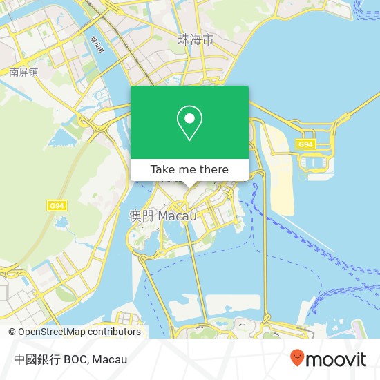 中國銀行 BOC map