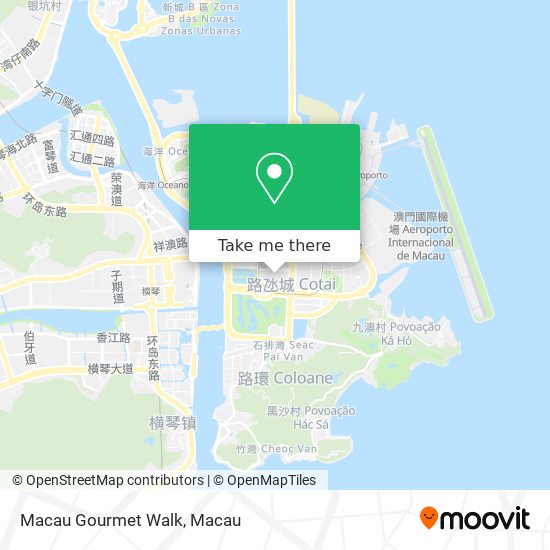 Macau Gourmet Walk地圖