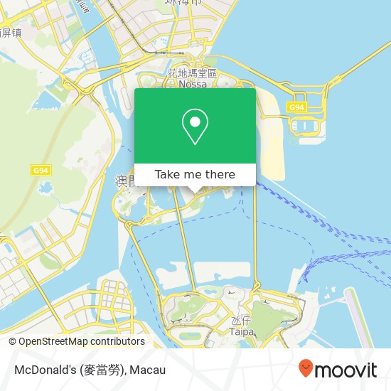 McDonald's (麥當勞)地圖