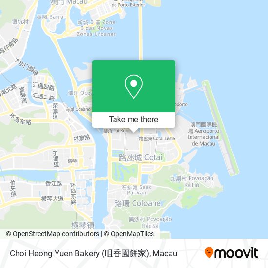 Choi Heong Yuen Bakery (咀香園餅家) map