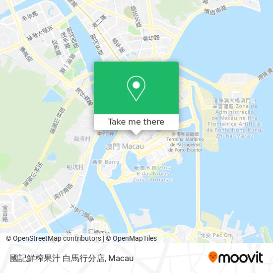 國記鮮榨果汁 白馬行分店地圖