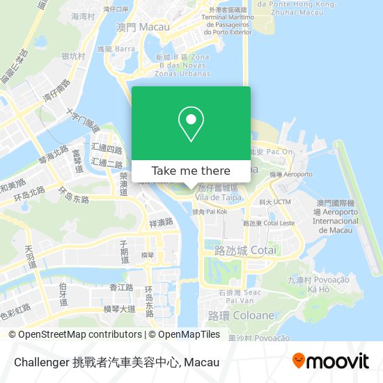 Challenger 挑戰者汽車美容中心地圖