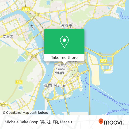 Michele Cake Shop (美式餅廊)地圖