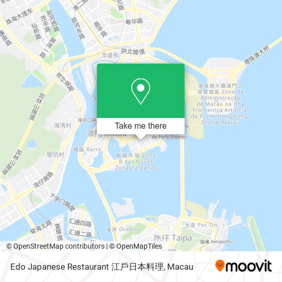 Edo Japanese Restaurant 江戶日本料理 map