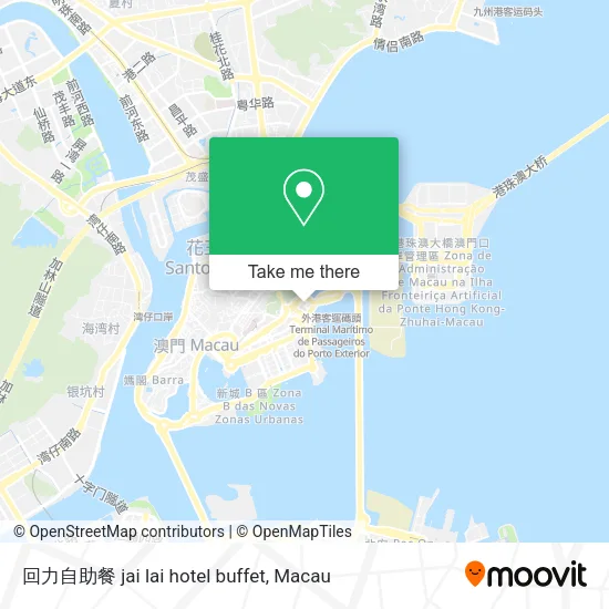 回力自助餐 jai lai hotel buffet map