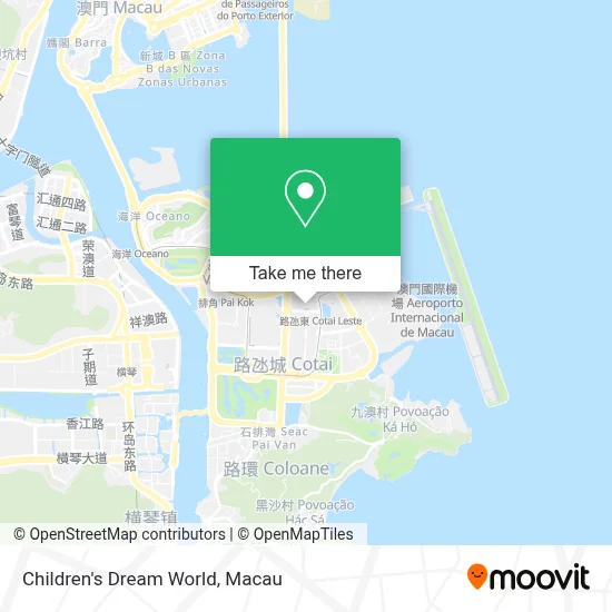 Children's Dream World map