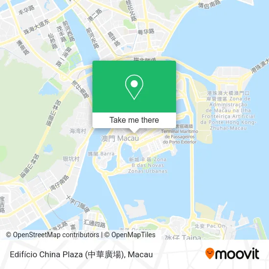 Edifício China Plaza (中華廣場)地圖