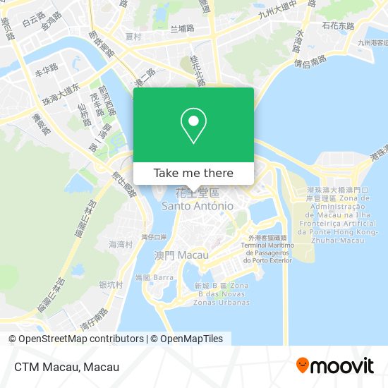 CTM Macau map