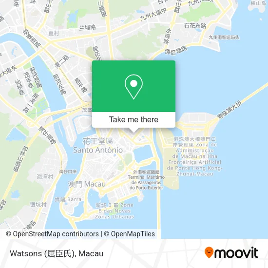 Watsons (屈臣氏) map