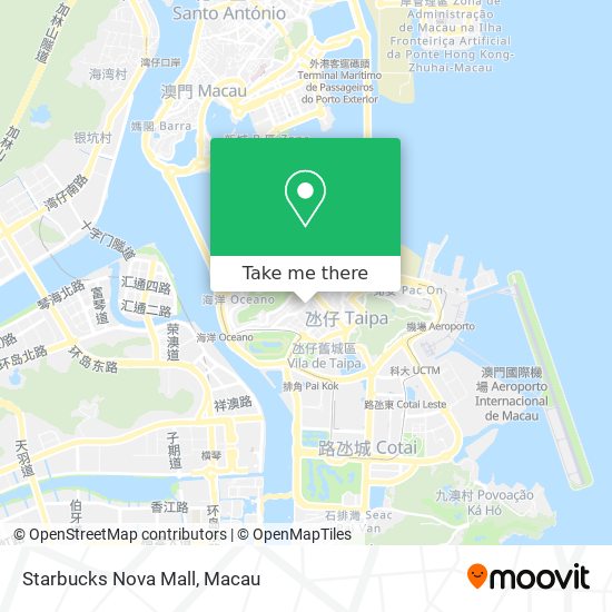 Starbucks Nova Mall地圖