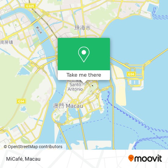 MiCafé map