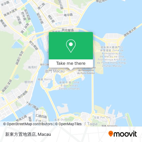 新東方置地酒店 map