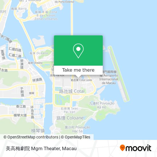 美高梅劇院 Mgm Theater map