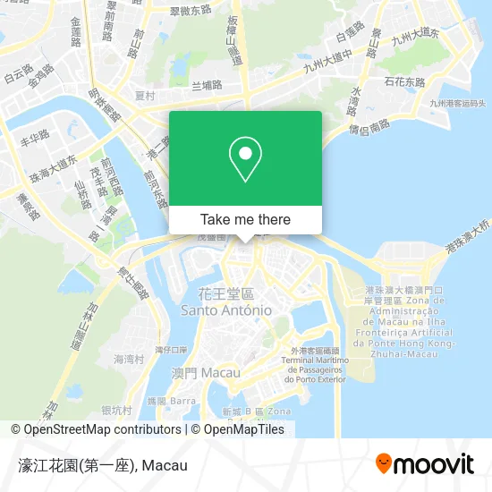 濠江花園(第一座)地圖
