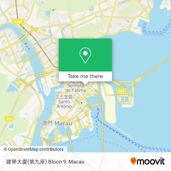 建華大廈(第九座) Bloco 9 map