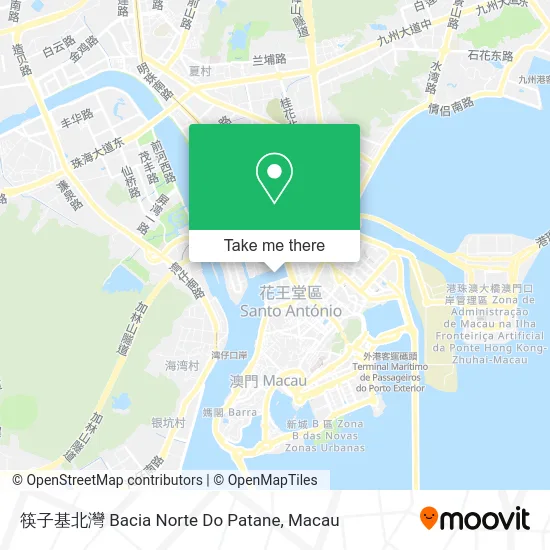筷子基北灣 Bacia Norte Do Patane map