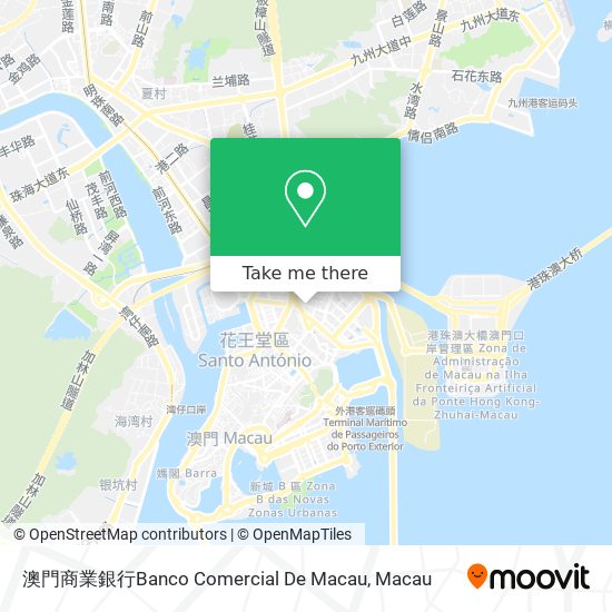澳門商業銀行Banco Comercial De Macau map