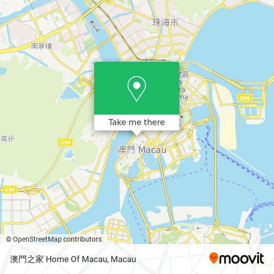 澳門之家 Home Of Macau map