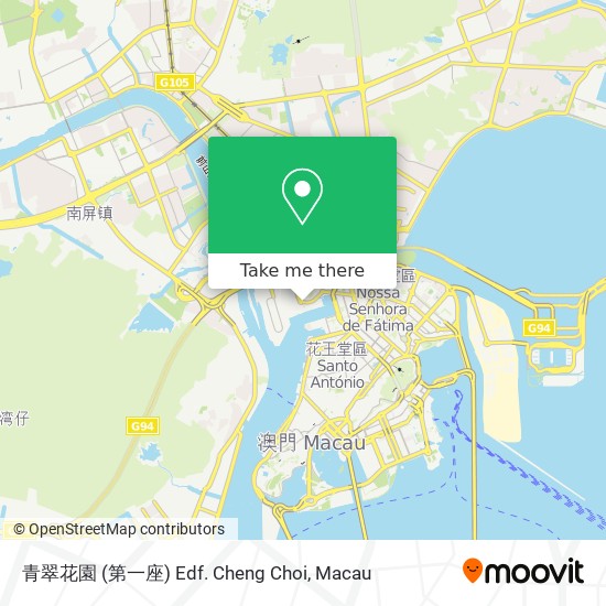 青翠花園 (第一座) Edf. Cheng Choi map