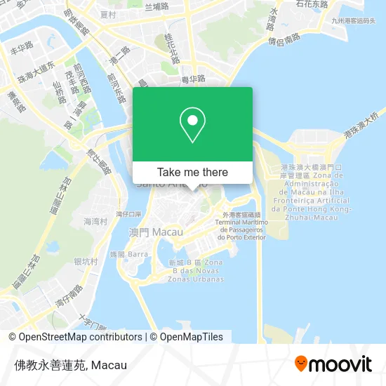 佛教永善蓮苑地圖