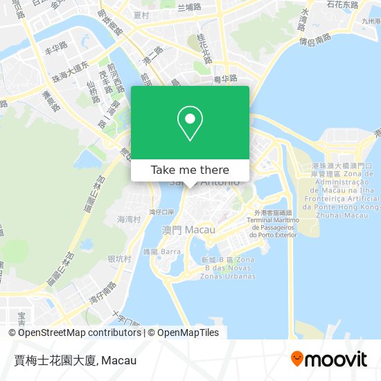 賈梅士花園大廈 map