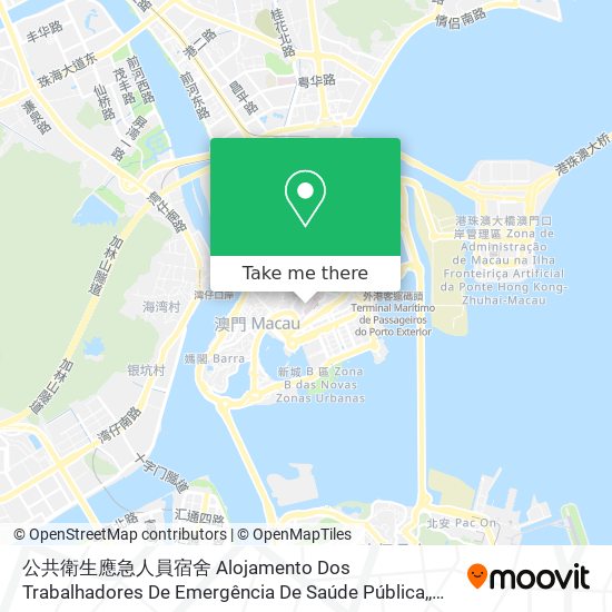 公共衛生應急人員宿舍 Alojamento Dos Trabalhadores De Emergência De Saúde Pública,地圖
