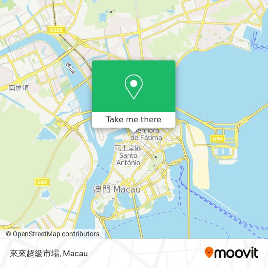 來來超級市場 map