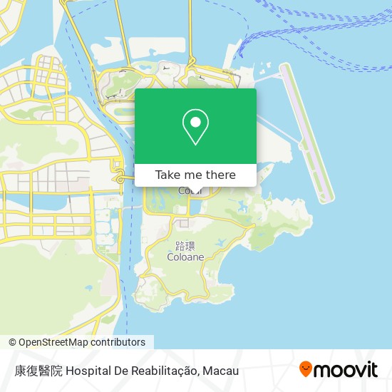 康復醫院 Hospital De Reabilitação map
