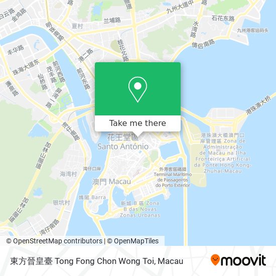 東方晉皇臺 Tong Fong Chon Wong Toi map