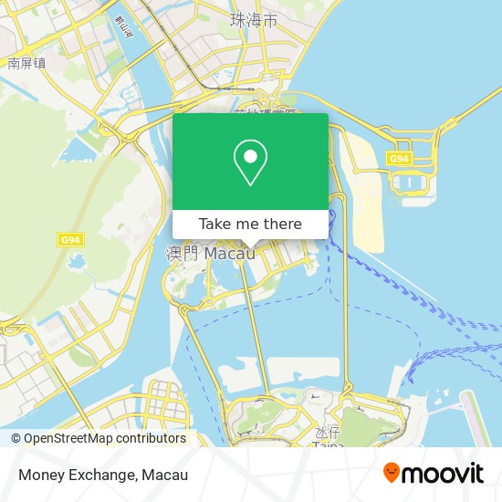 Money Exchange map