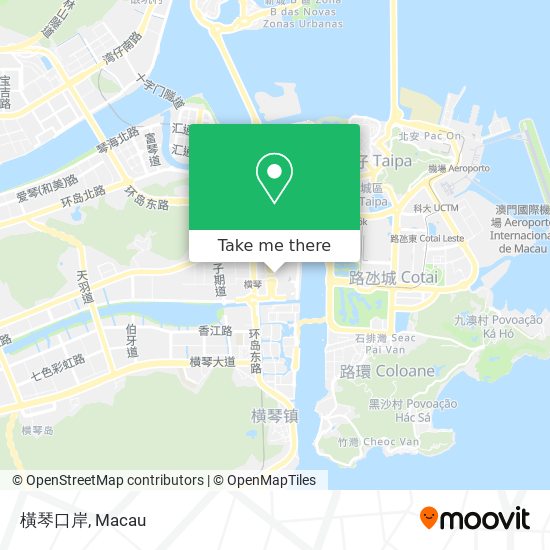 橫琴口岸 map