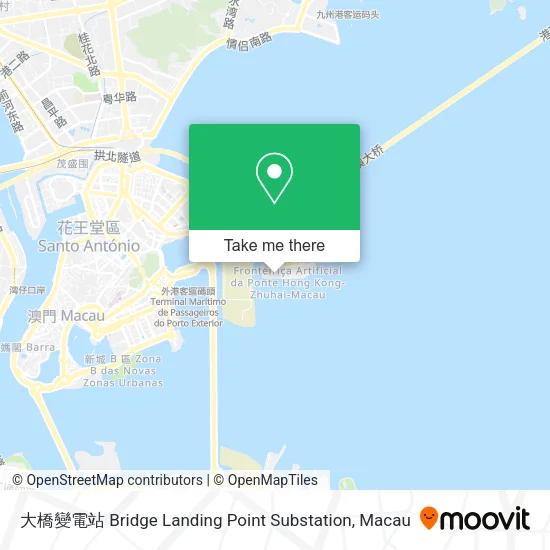 大橋變電站 Bridge Landing Point Substation map