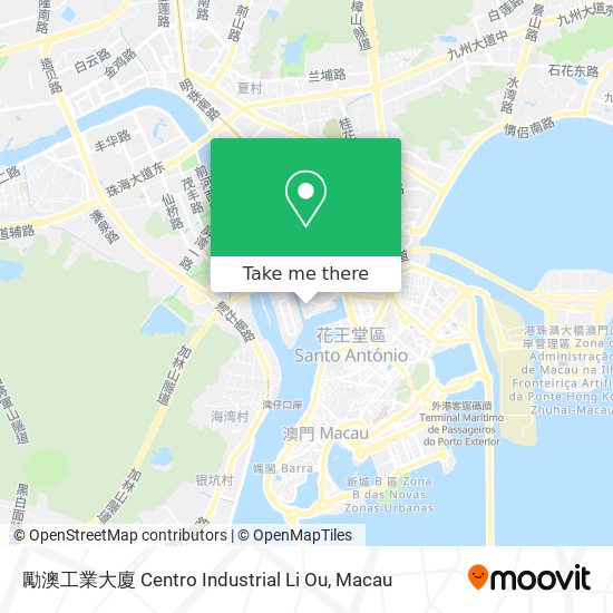 勵澳工業大廈 Centro Industrial Li Ou地圖