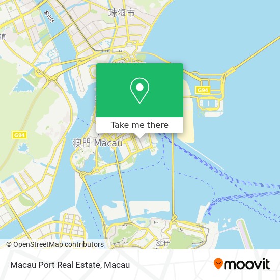 Macau Port Real Estate map
