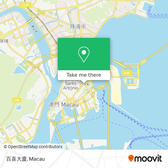 百喜大廈 map