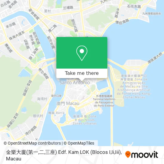 金樂大廈(第一,二,三座) Edf. Kam LOK (Blocos I,Ii,Iii)地圖