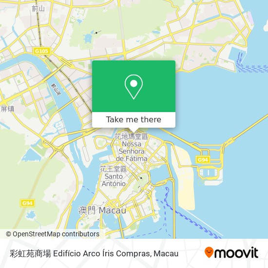 彩虹苑商場 Edifício Arco Íris Compras map